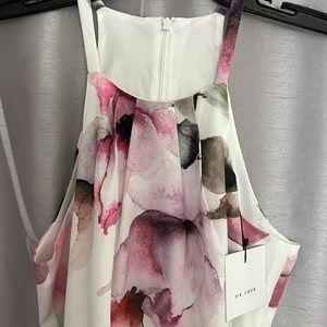 3rd Love Australia dress with flowers sleeveless spaghetti strap back zipper NWT